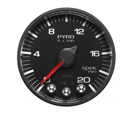 Auto Meter Spek Pro Dual Full Pillar Gauge Kit EGT, Boost for 08-10 6.4L Ford Powerstroke