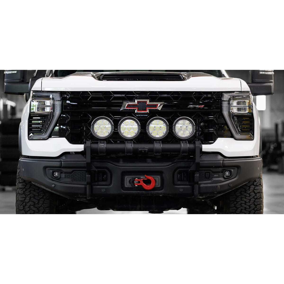 AEV HD Front Bumper Light Bar 24-26 GM 6.6L Duramax L5P