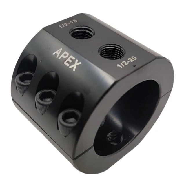 Apex Chassis Steering Stabilizer Clamp for 18-23 Jeep Wrangler JL JT
