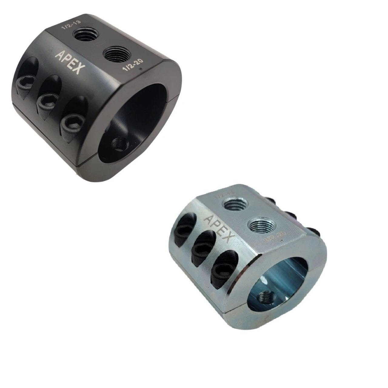 Apex Chassis Steering Stabilizer Clamp for 18-23 Jeep Wrangler JL JT
