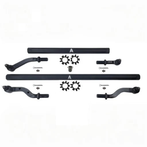 Apex Chassis 2.5 Ton Tie Rod and Drag Link Assembly - Black
