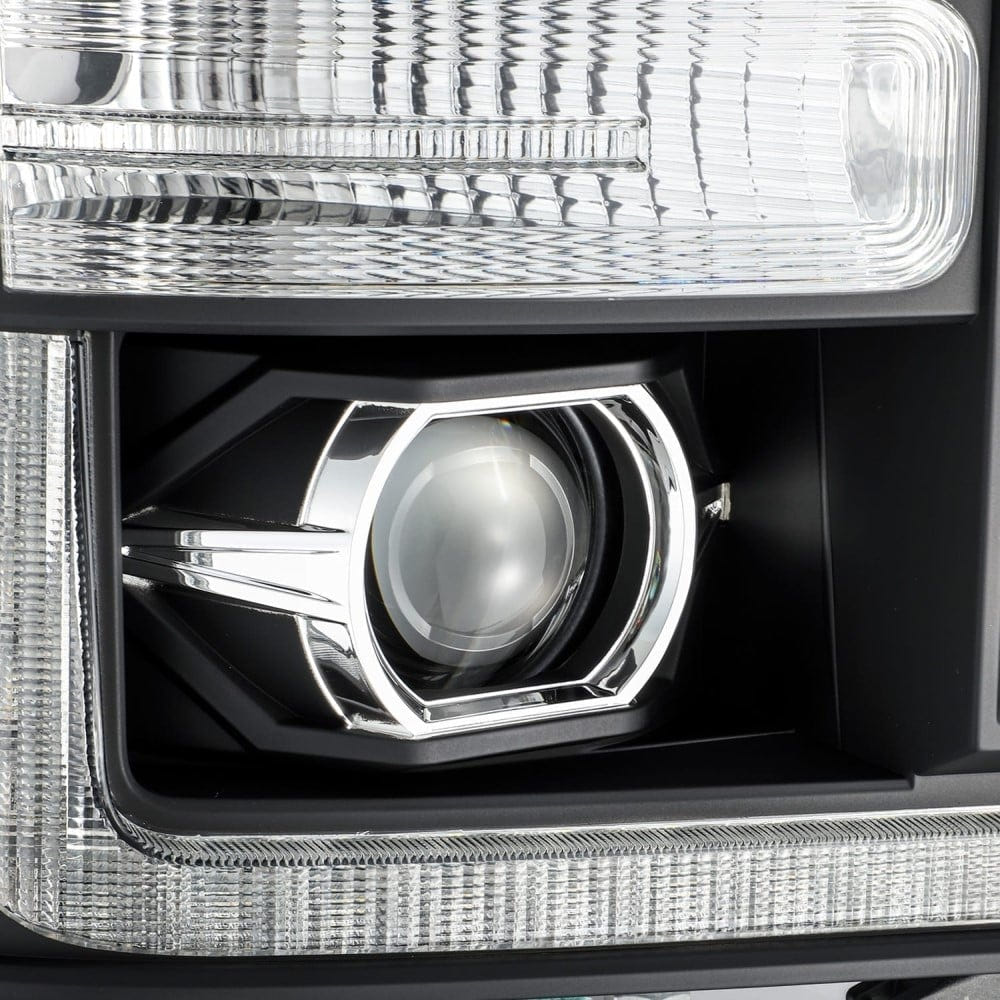 Alpharex PRO-Series Black Projector Headlights for 11-16 Ford 6.7L Powerstroke