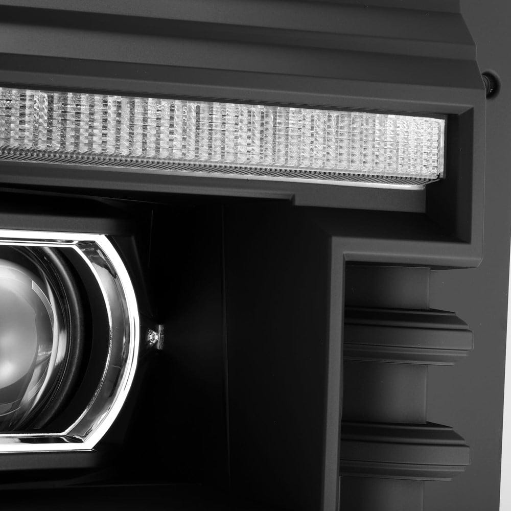 Alpharex PRO-Series Black Projector Headlights for 11-16 Ford 6.7L Powerstroke
