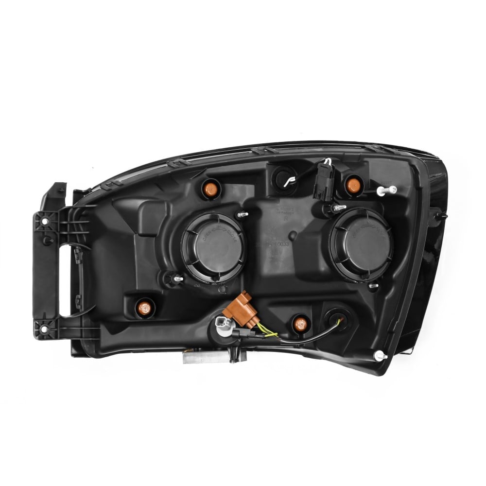 Alpharex NOVA-Series Gloss Black LED Projector Headlights 06-09