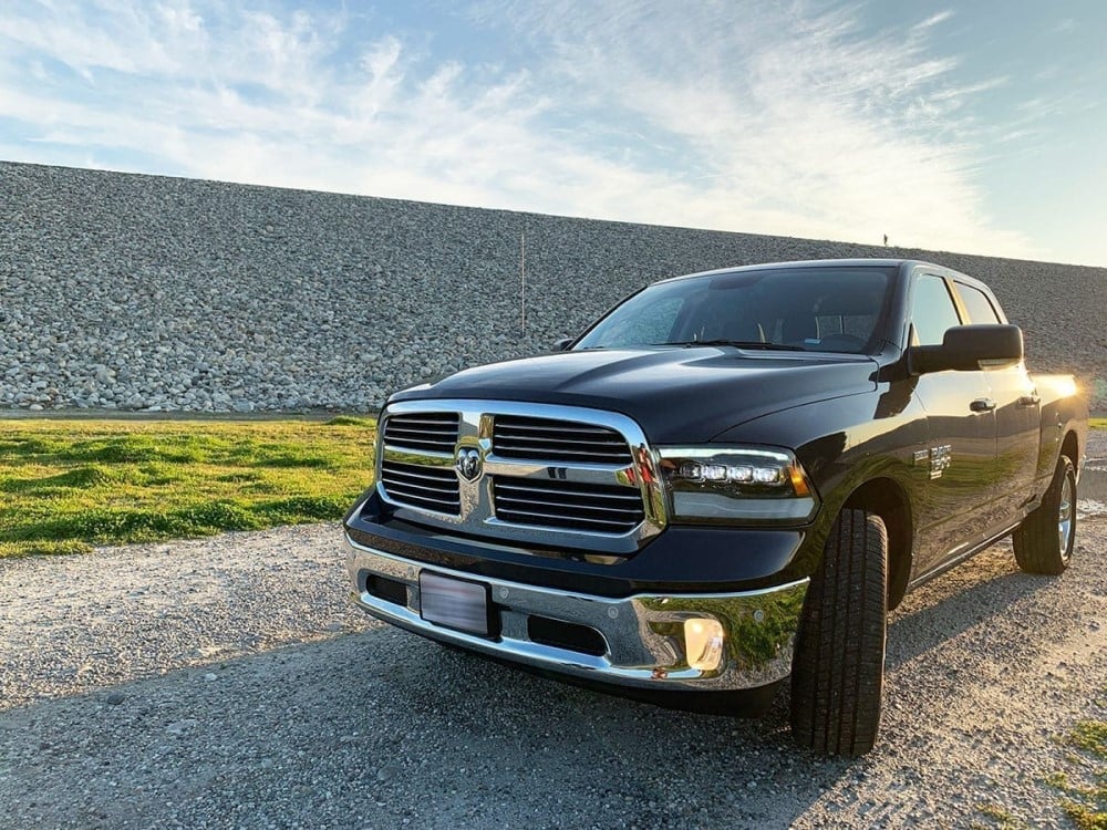Alpharex NOVA-Series Alpha Black LED Projector Headlights for 10-18 Ram 6.7L Cummins