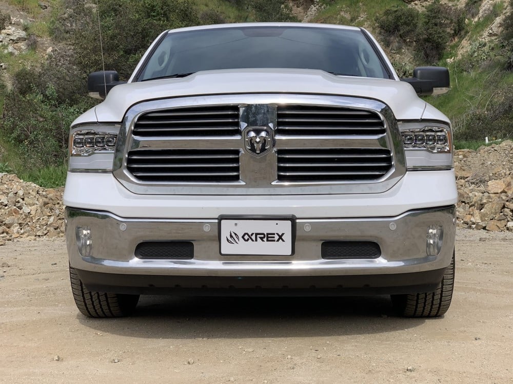 Alpharex NOVA-Series Chrome LED Projector Headlights for 10-18 Ram 6.7L Cummins