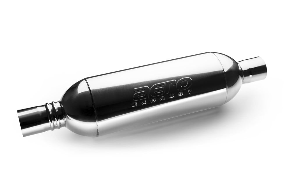 Aeroturbine Resonated 2.5" In x 2.5" Out Muffler 2525XL