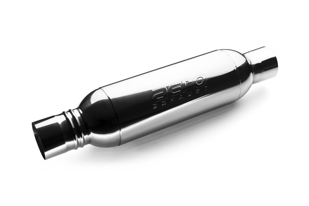 Aeroturbine Resonated 3.5" In x 3.5" Out Muffler 3535XL