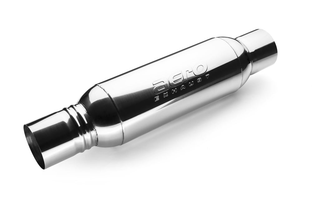 Aeroturbine Resonated 4.0" In x 4.0" Out Muffler 4040XL