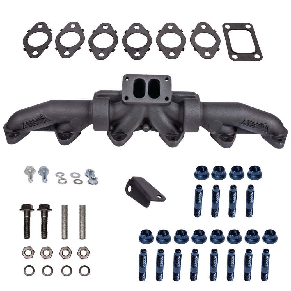 ATS Pulse Flow 3 Piece Exhaust Manifold Kit T3 for 98.5-02 Ram 5.9L Cummins