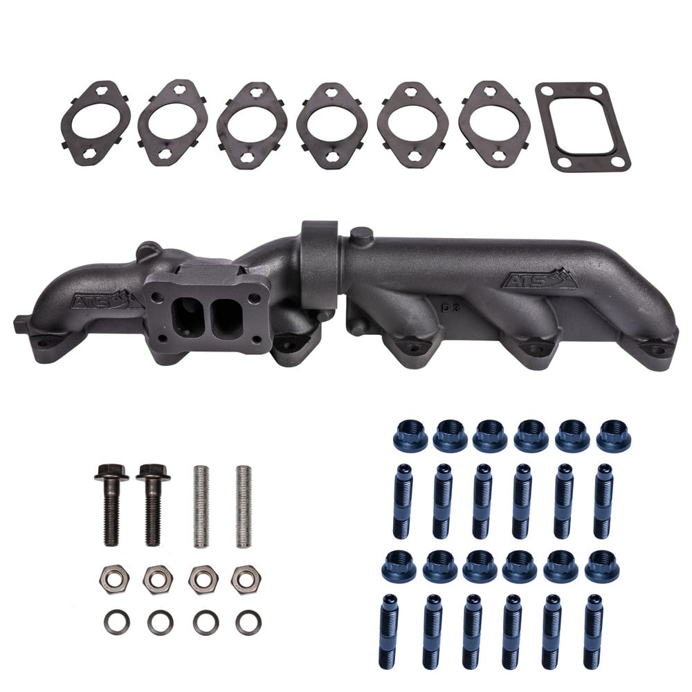 ATS Pulse Flow 2 Piece Exhaust Manifold Kit T3 for 03-07 Ram 5.9L Cummins