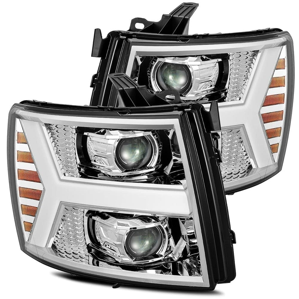 Alpharex PRO-Series Halogen Projector Headlights for 07.5-14 Chevrolet 2500HD and 3500