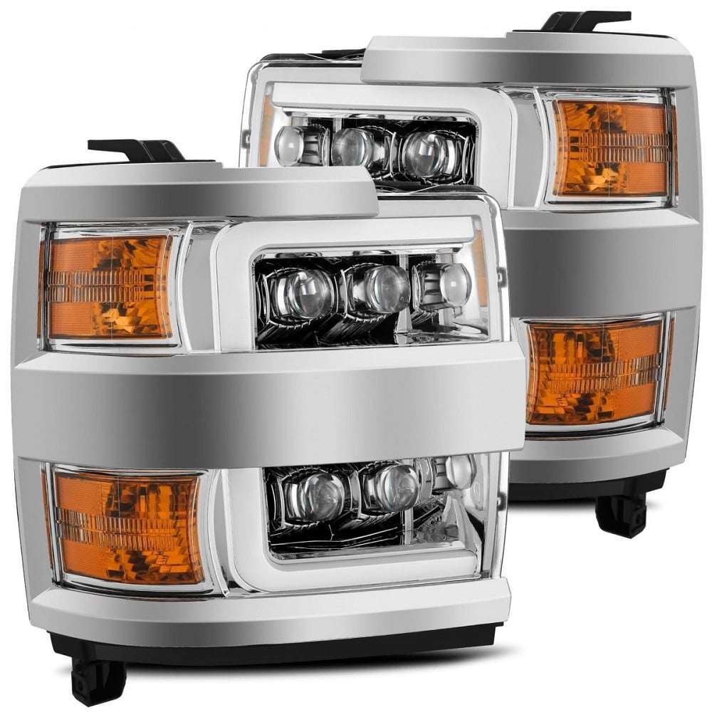 Alpharex MK II NOVA-Series LED Projector Headlights for 15-19 Chevrolet 2500HD and 3500