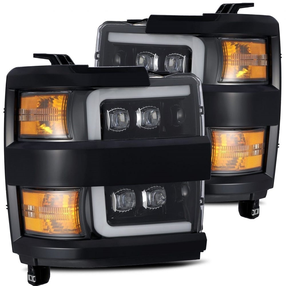 Alpharex MK II NOVA-Series LED Projector Headlights for 15-19 Chevrolet 2500HD and 3500