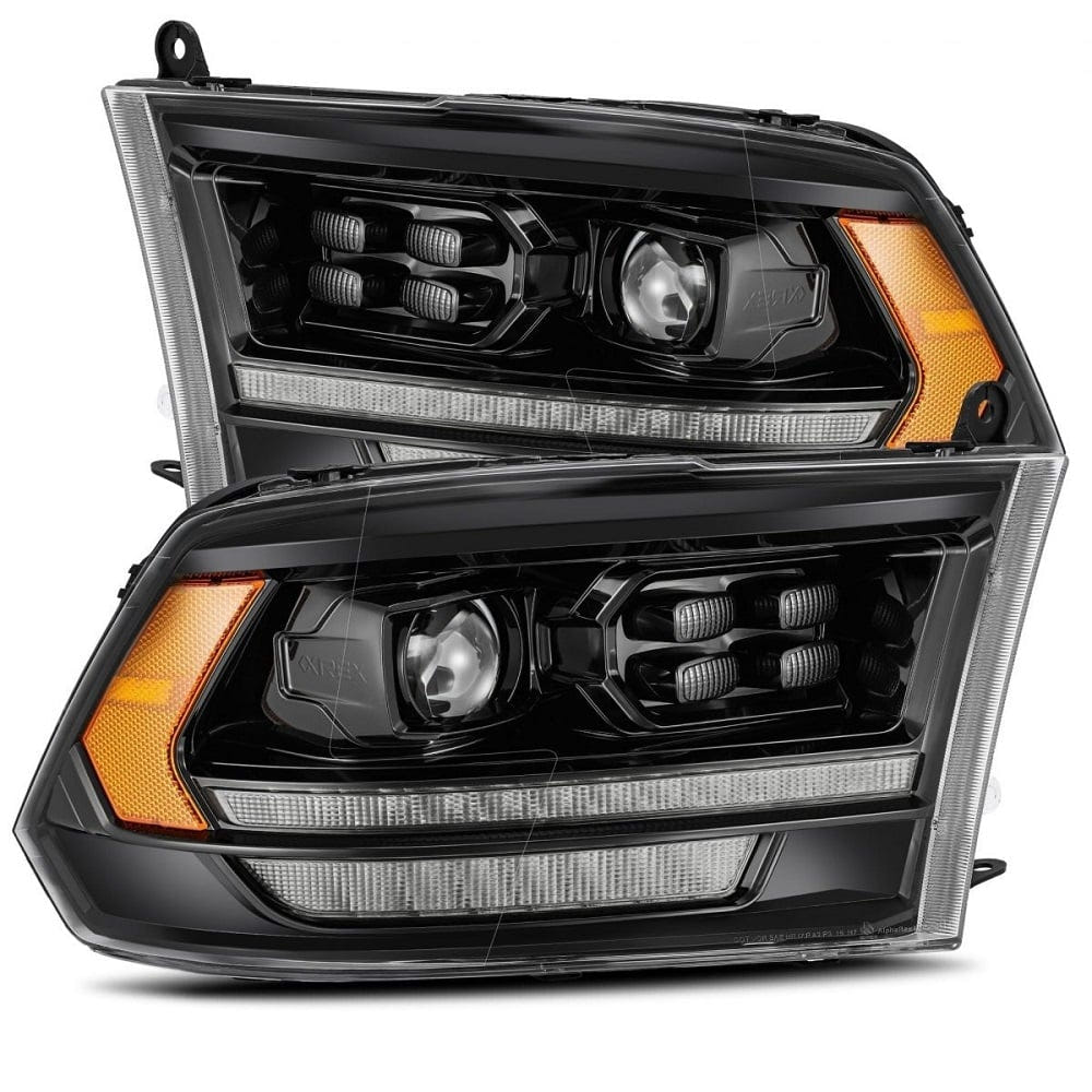 Alpharex LUXX-Series LED Projector Headlights for 10-18 Dodge Ram 2500 and 3500