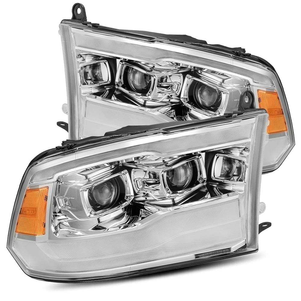Alpharex MK II PRO-Series Halogen Projector Headlights for 10-18 Dodge Ram 2500 and 3500