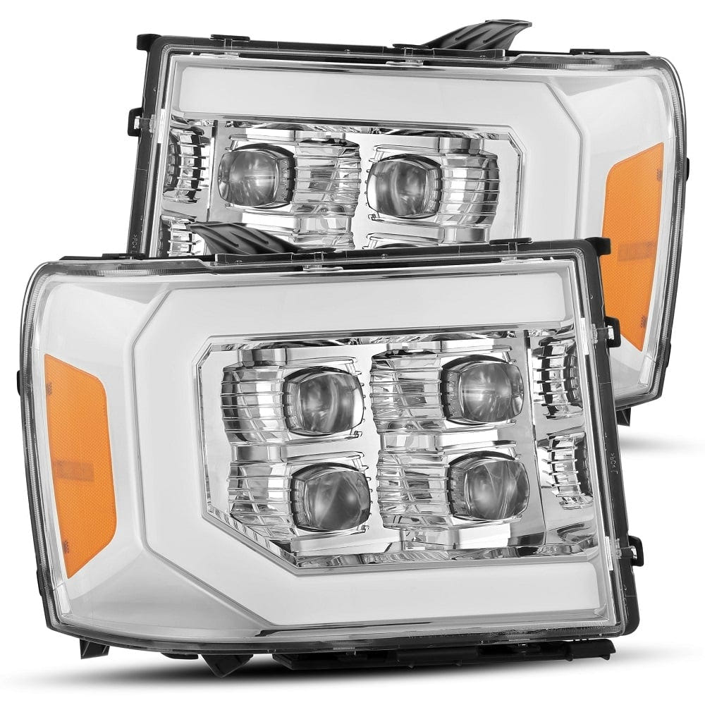 Alpharex NOVA-Series LED Projector Headlights for 07.5-14 GMC 2500HD and 3500