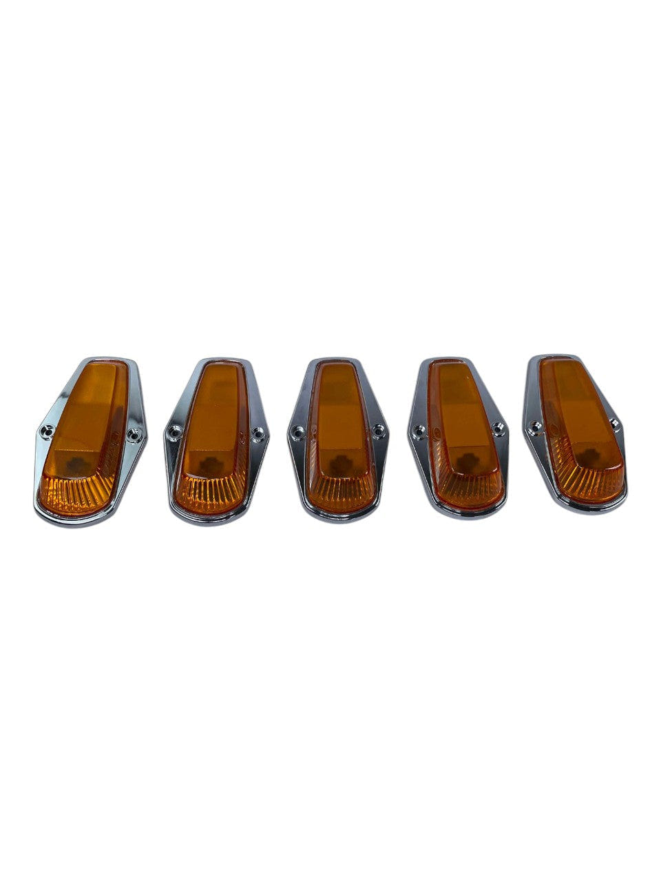 Complete Performance Amber Chrome Cab Light Kit 73-97 Ford F-250/F-350