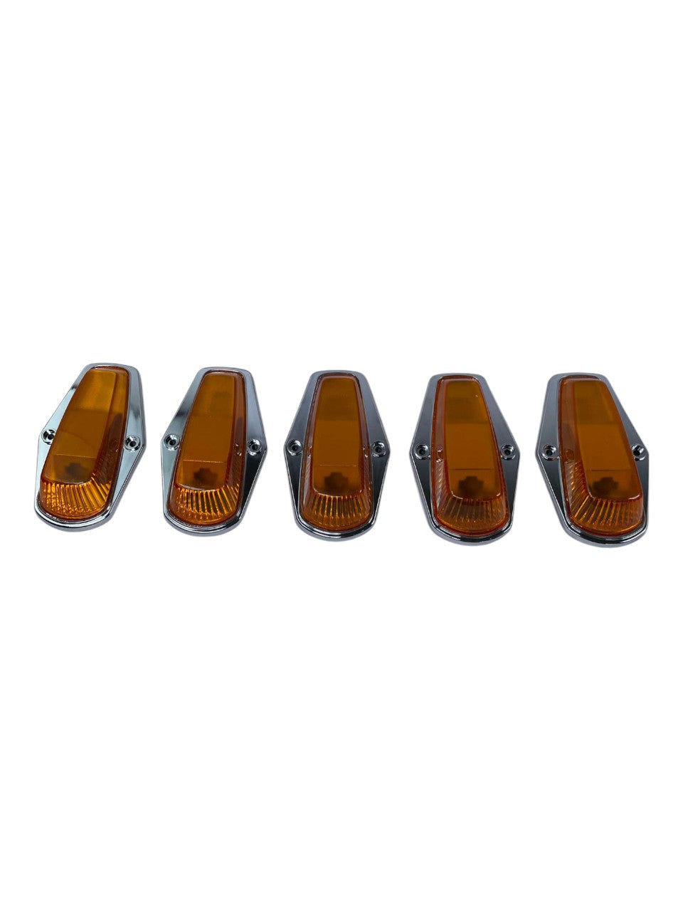 Complete Performance Amber Chrome Cab Light Kit 73-97 Ford F-250/F-350