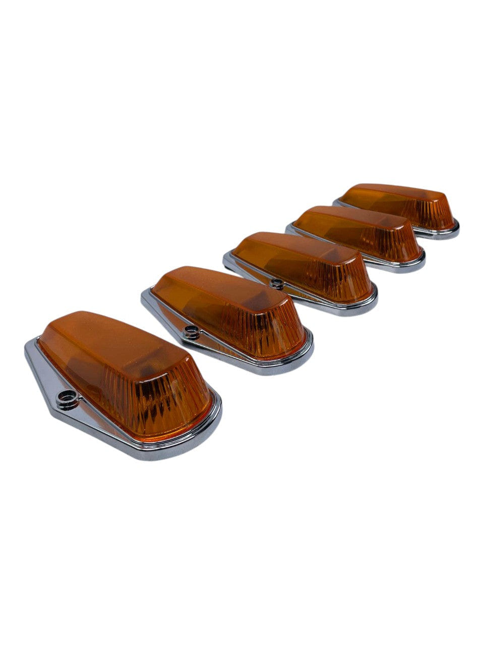 Complete Performance Amber Chrome Cab Light Kit 73-97 Ford F-250/F-350