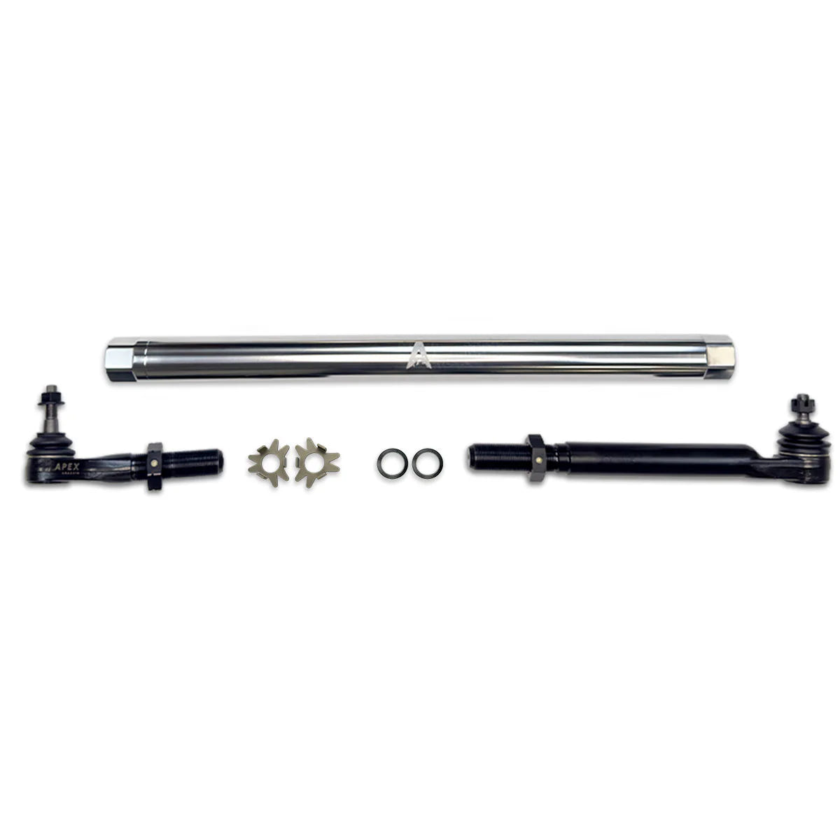 Apex Chassis Extreme Duty Drag Link Kit Dodge Ram for 14-24 2500 for 13-24 3500 4WD