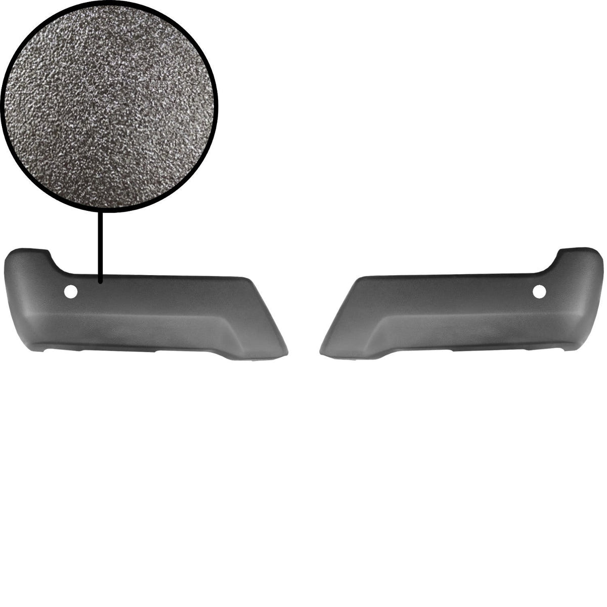 Shellz Chrome Delete Rear Bumper Covers 17-22 Ford F250/F350