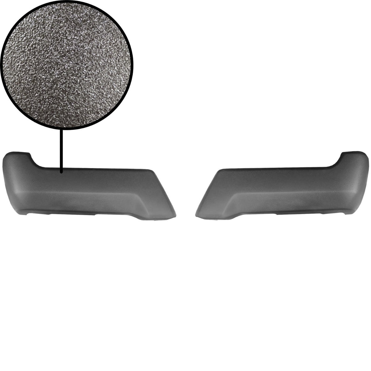 Shellz Chrome Delete Rear Bumper Covers 17-22 Ford F250/F350