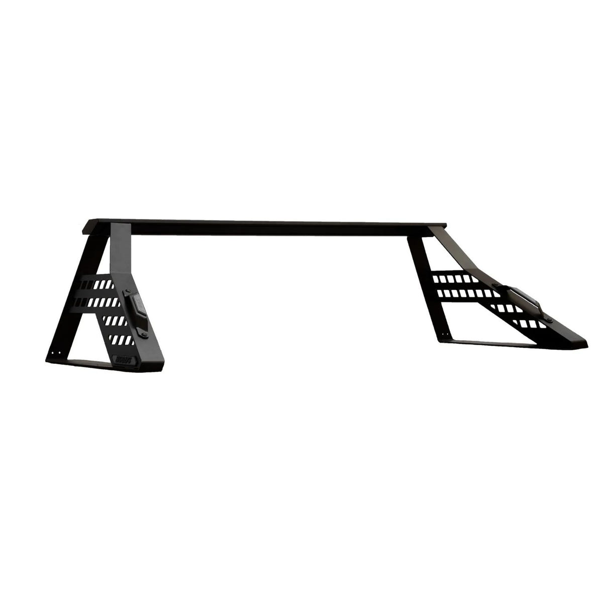 Chase Rack System with bikes mounted above truck bed for extra cargo space