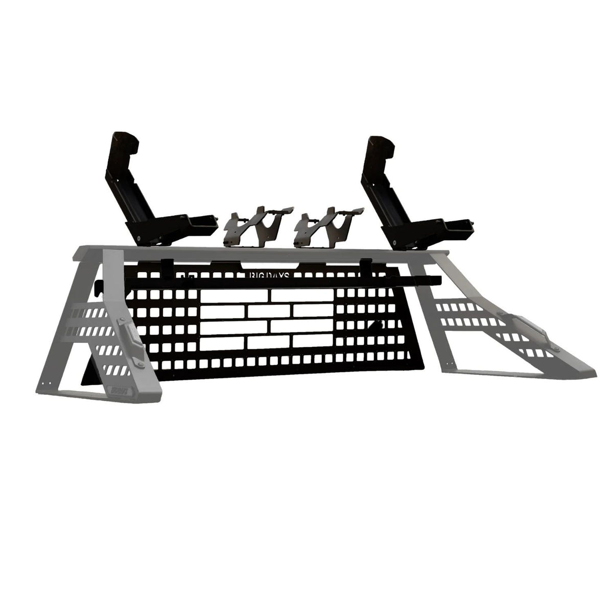Big Days Chase Rack System Elite Build 2 Bike 2 Motorcycle with Headache Rack