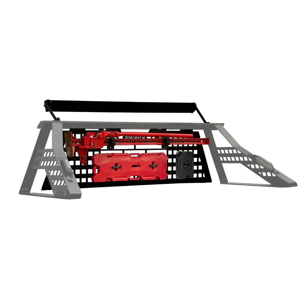 Big Days Chase Rack System Pro Build Off-Road truck bed rack with RotopaX fuel and water storage