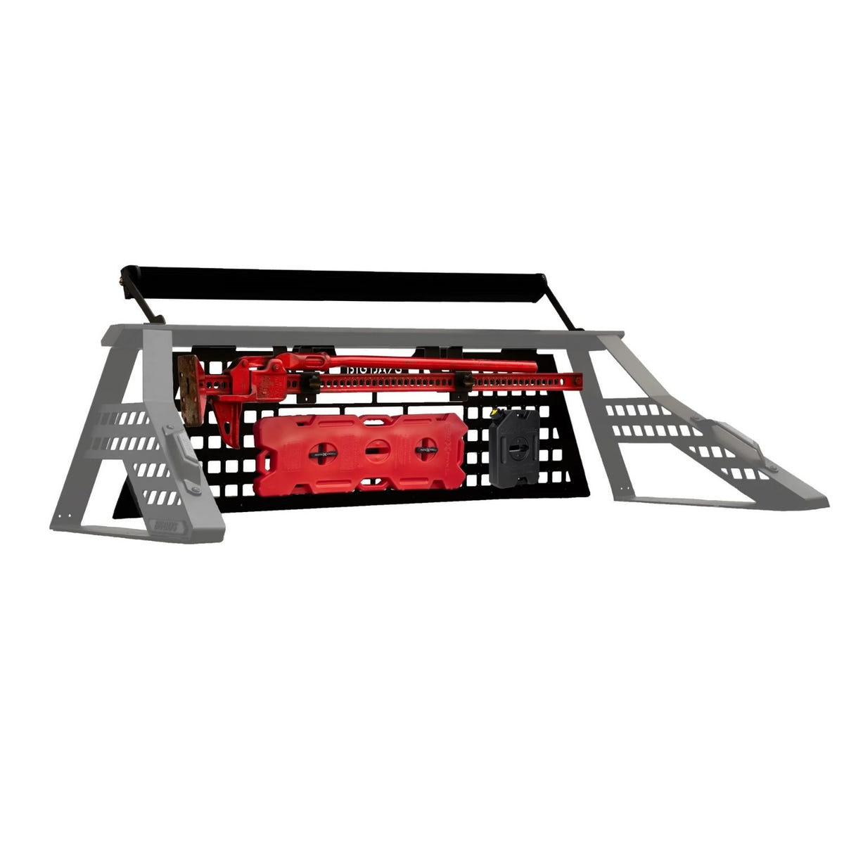 Big Days Chase Rack System Pro Build 3 Moto truck bed rack carrying three dirt bikes