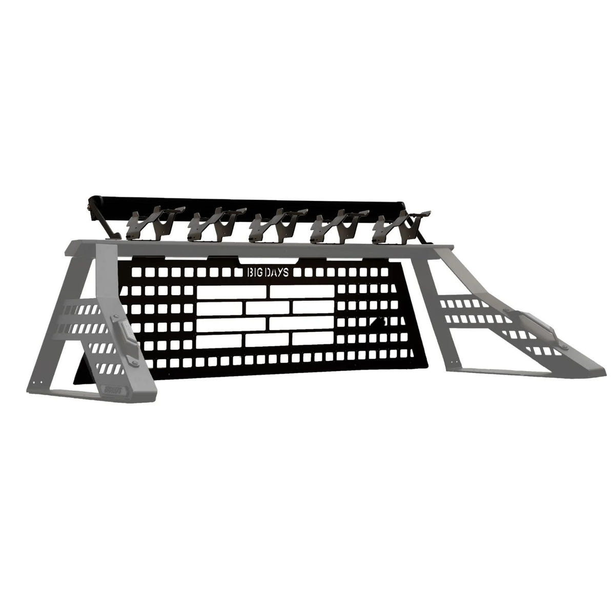 Big Days Chase Rack System Pro Build truck bed rack for 5 or 6 mountain bikes