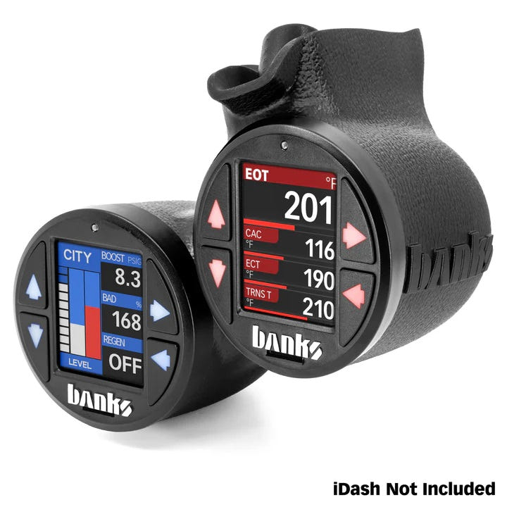 Banks iDash Stealth Pod Mount Single or Dual for 11-16 Ford 6.7L Powerstroke