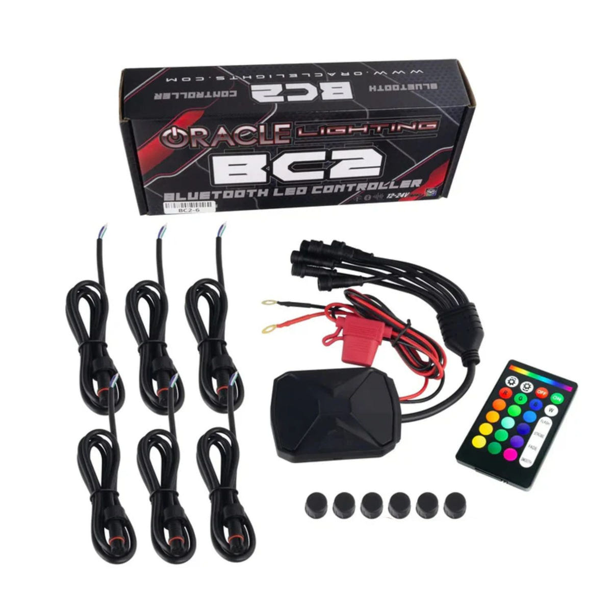 ORACLE BC2 Bluetooth ColorSHIFT controller with app-based RGB lighting control via smartphone