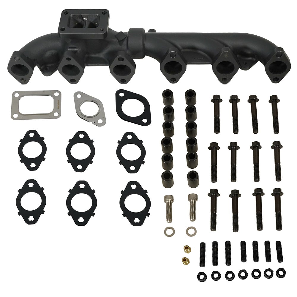 BD 2-Piece 6.7L Exhaust Manifold Stock Turbo Flange for 07.5-18 Ram 6.7L Cummins