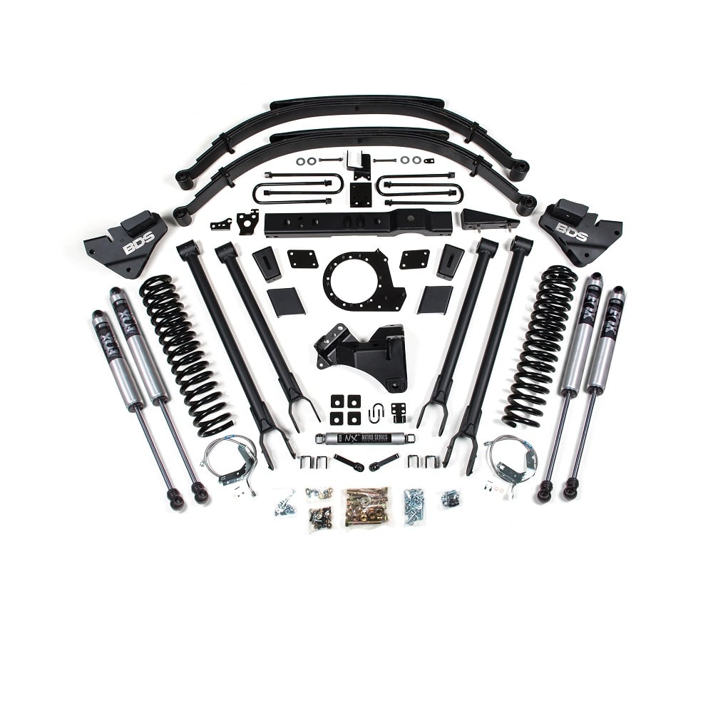 BDS Suspension 8" Lift 4 Link System for 17-19 Ford 6.7L Powerstroke
