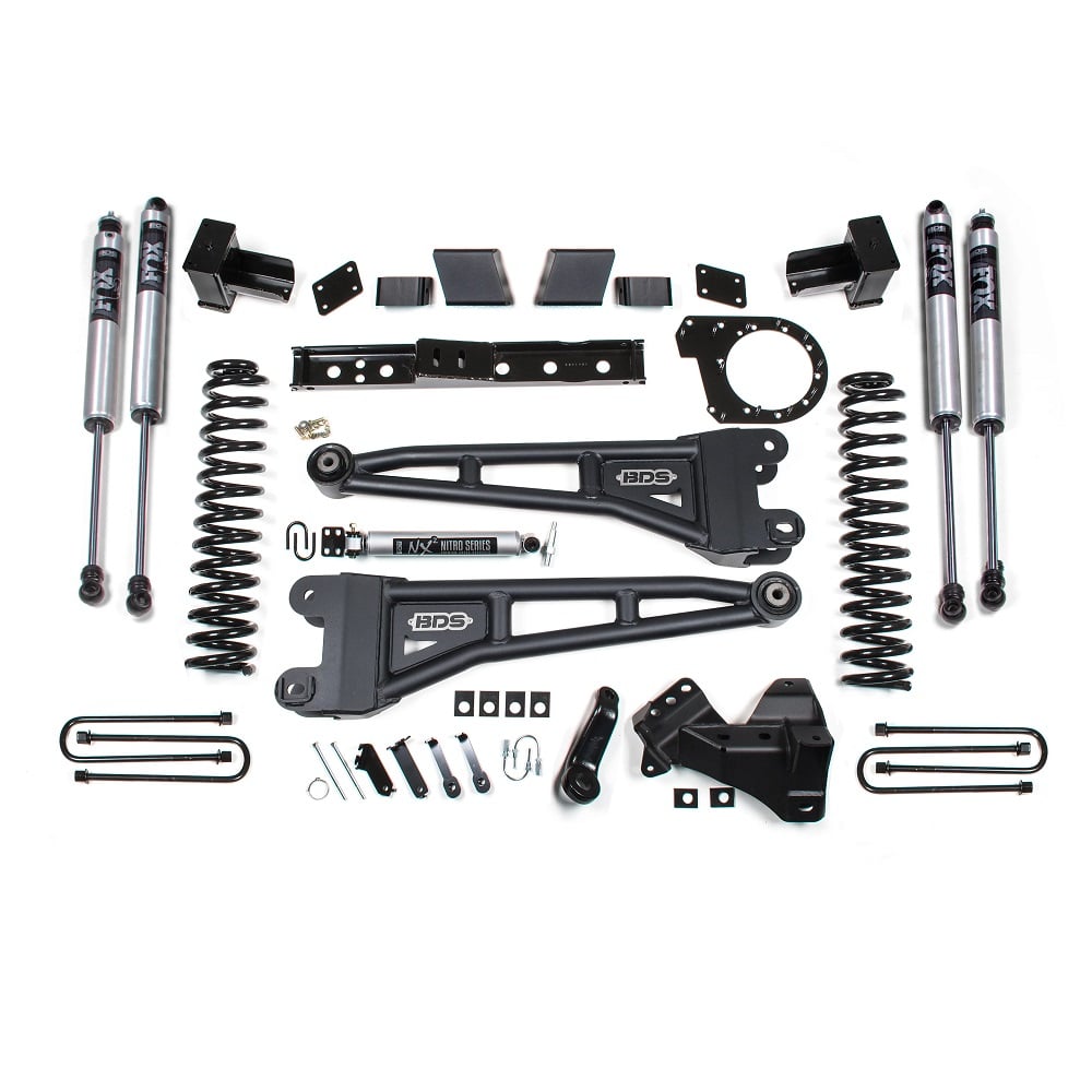 BDS Suspension 6" Radius Arm Lift Kit for 17-19 Ford 6.7L Powerstroke F250 and F350