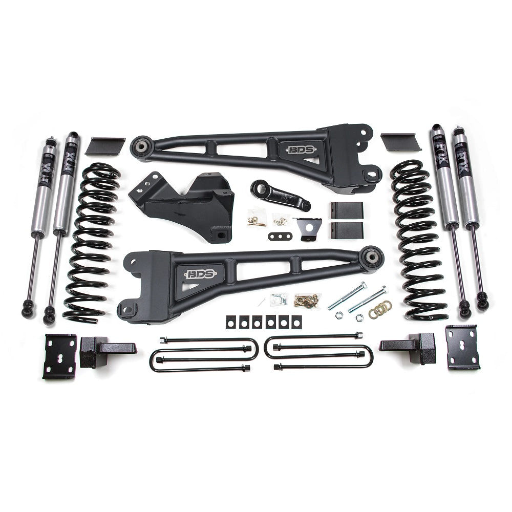 BDS Suspension 4" Radius Arm Lift Kit for 11-16 Ford 6.7L Powerstroke F250 and F350