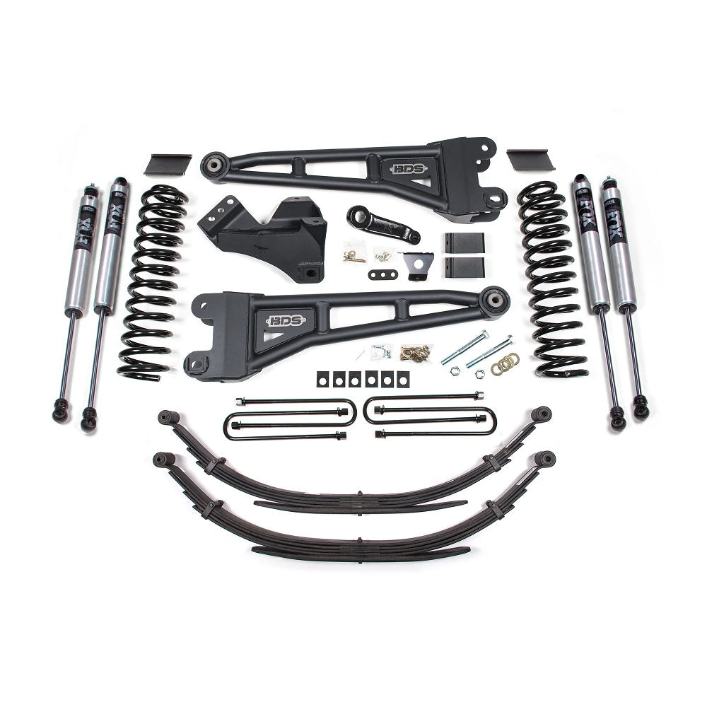 BDS Suspension 4" Radius Arm Lift Kit for 11-16 Ford 6.7L Powerstroke F250 and F350