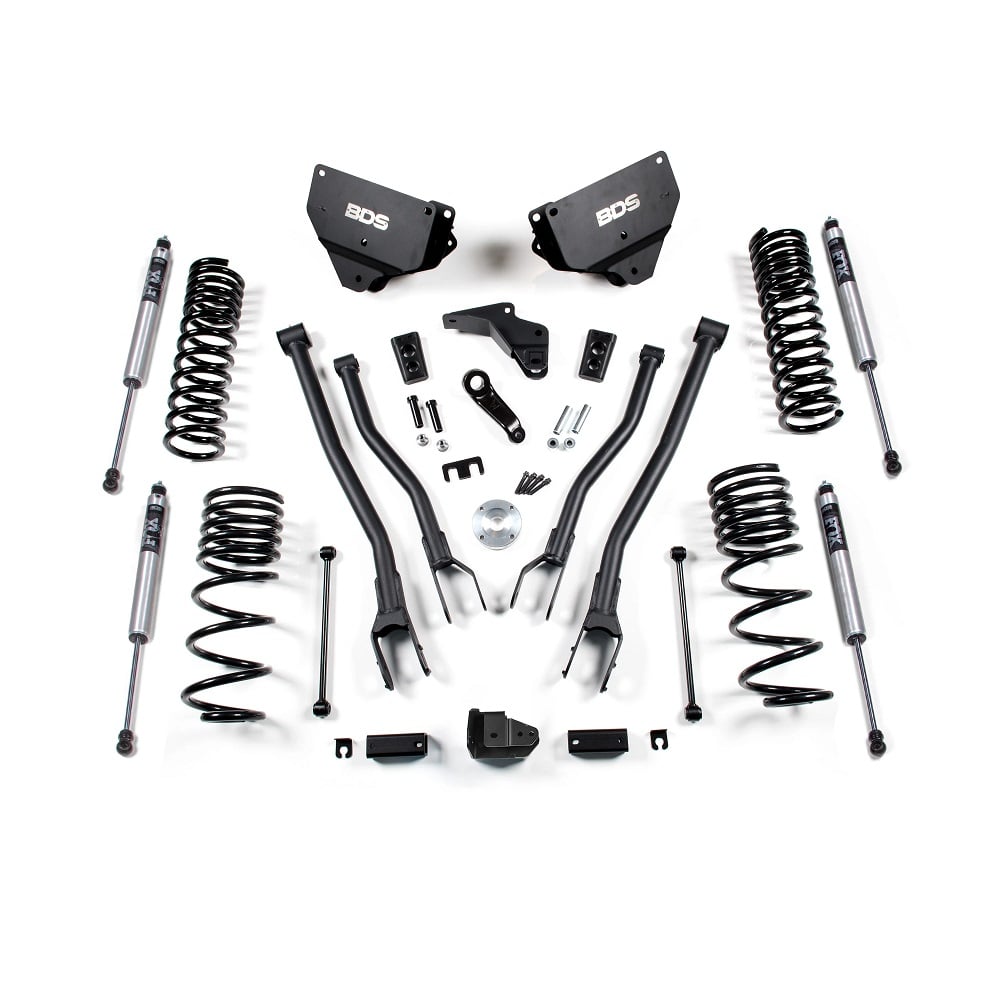 BDS Suspension 4" Lift Kit with 4-Link for 14-18 Ram 2500 6.7L Cummins 4WD