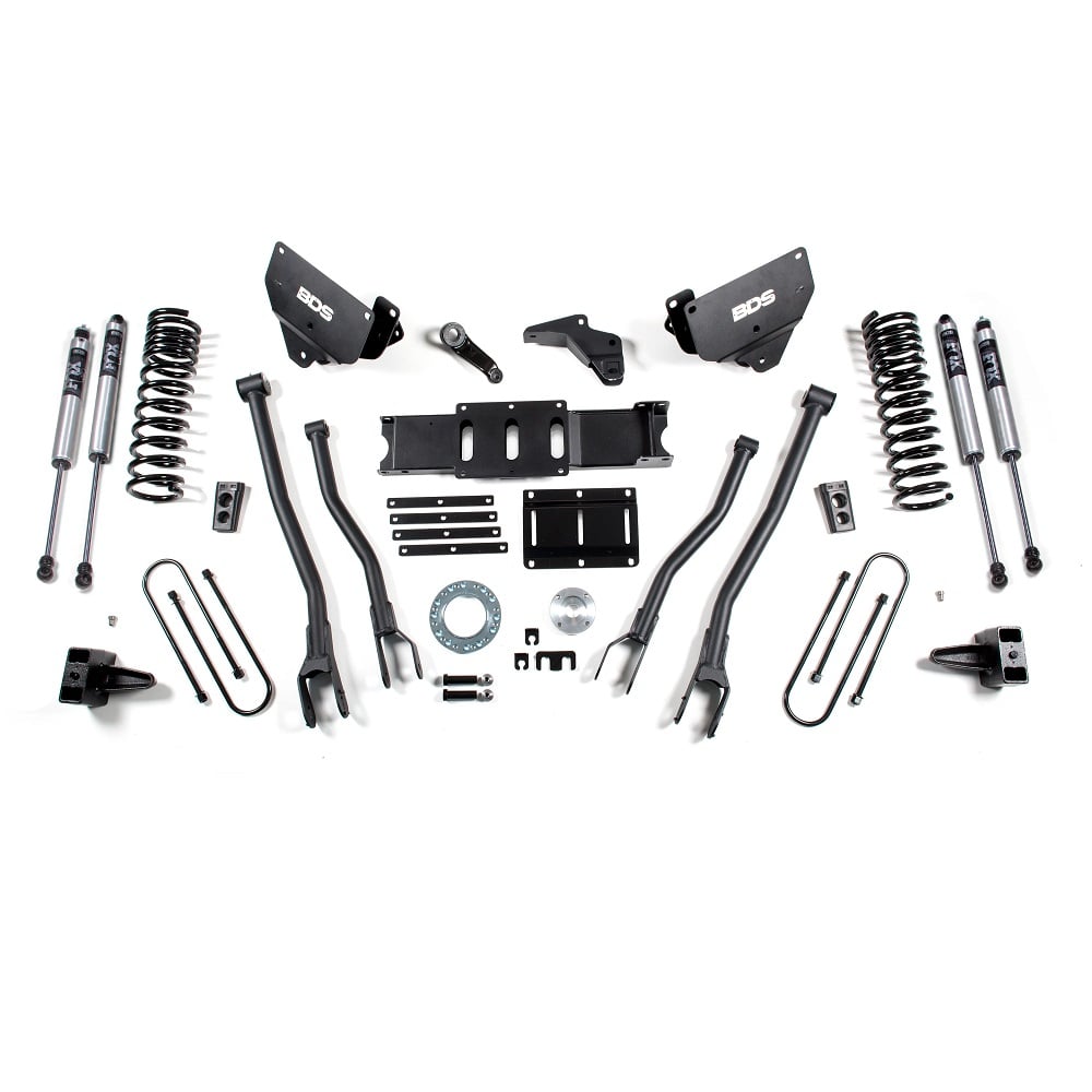BDS Suspension 6" 4-Link Lift Kit for 13-18 Ram 6.7L Cummins 3500 4WD
