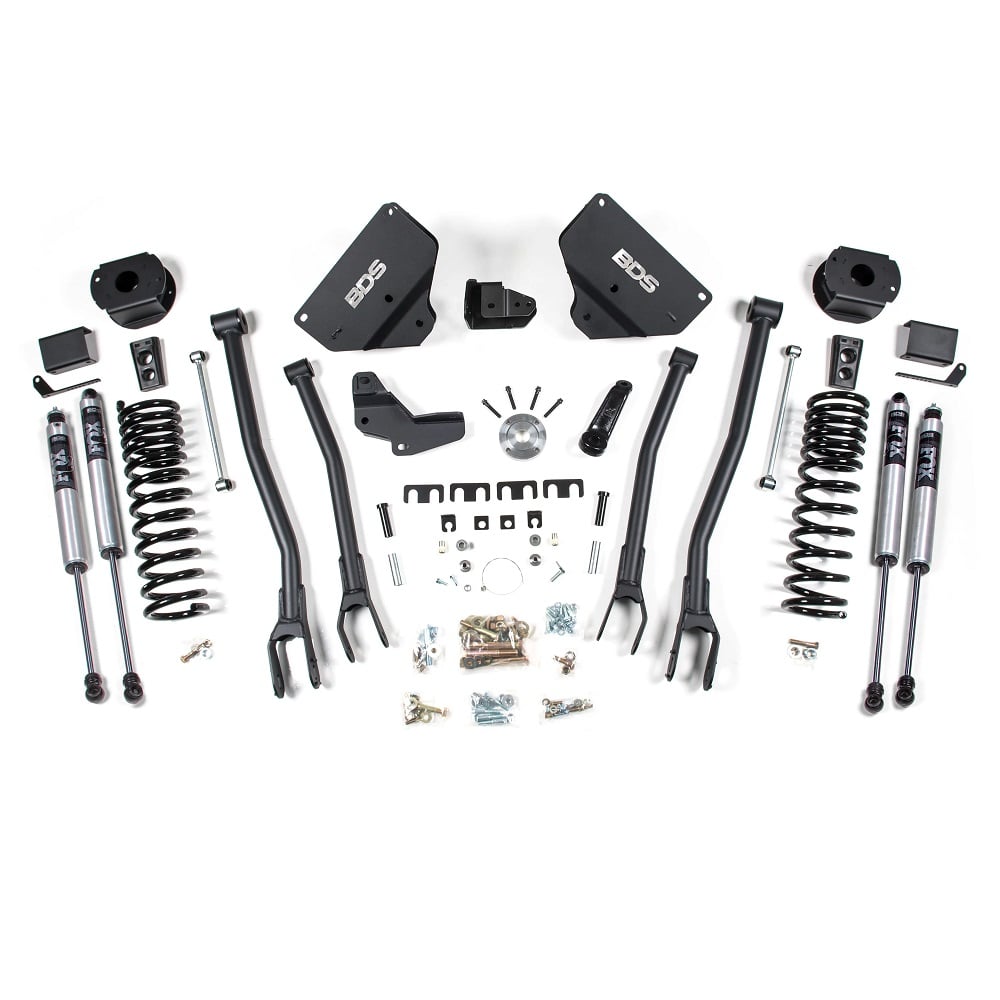 BDS Suspension 4" 4-Link Lift System for 14-18 Ram 2500 6.7L Cummins 4wd w and Rear Air Ride