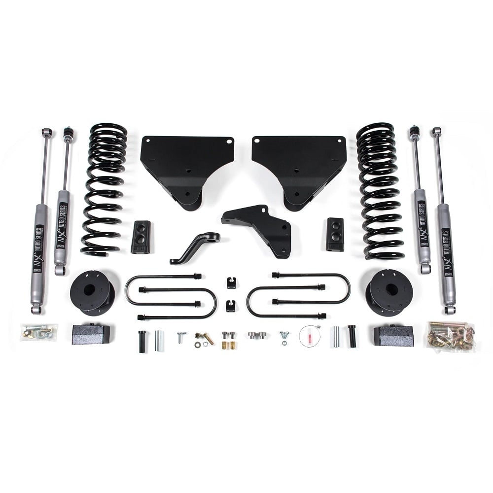 BDS Suspension 4" Lift Kit for 13-18 Ram 3500 w and Factory Air