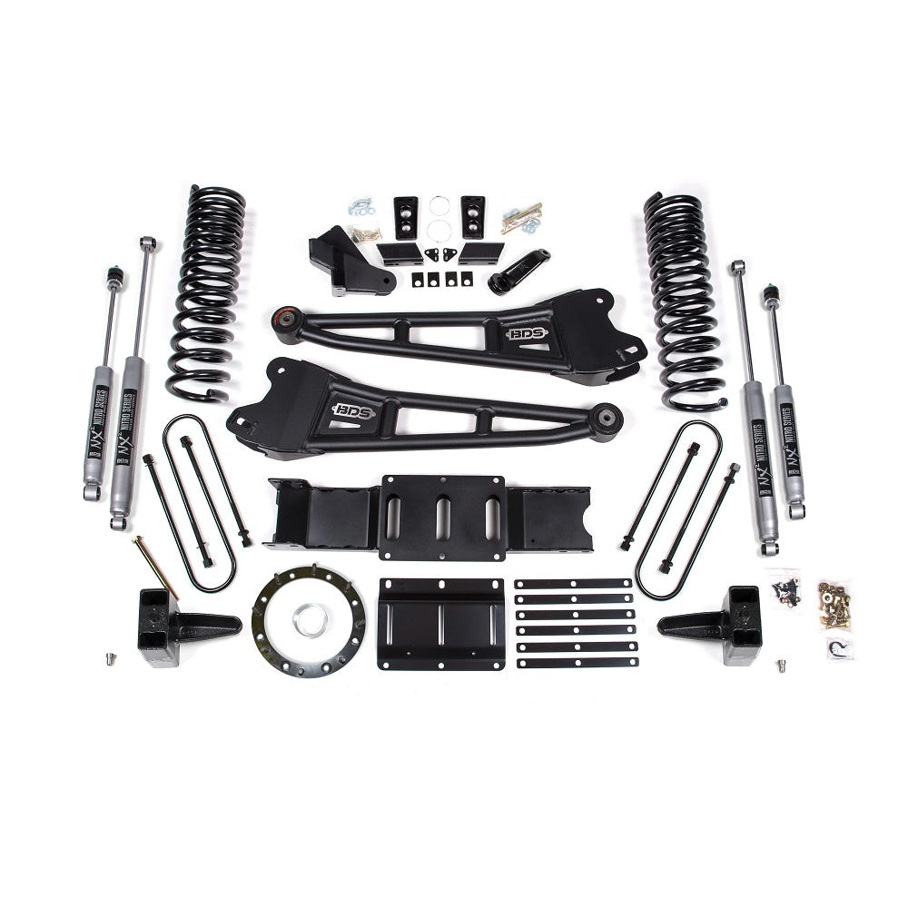 BDS Suspension 6" Radius Arm Lift Kit for 19-24 Ram 6.7L Cummins 3500