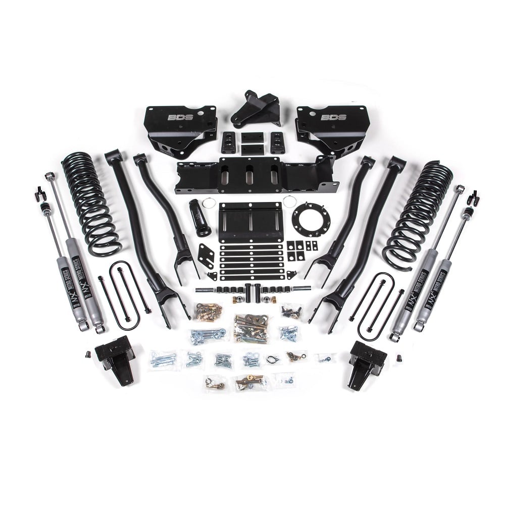 BDS Suspension 6" 4 Link Lift Kit 19 24 Ram 6.7L Cummins 3500