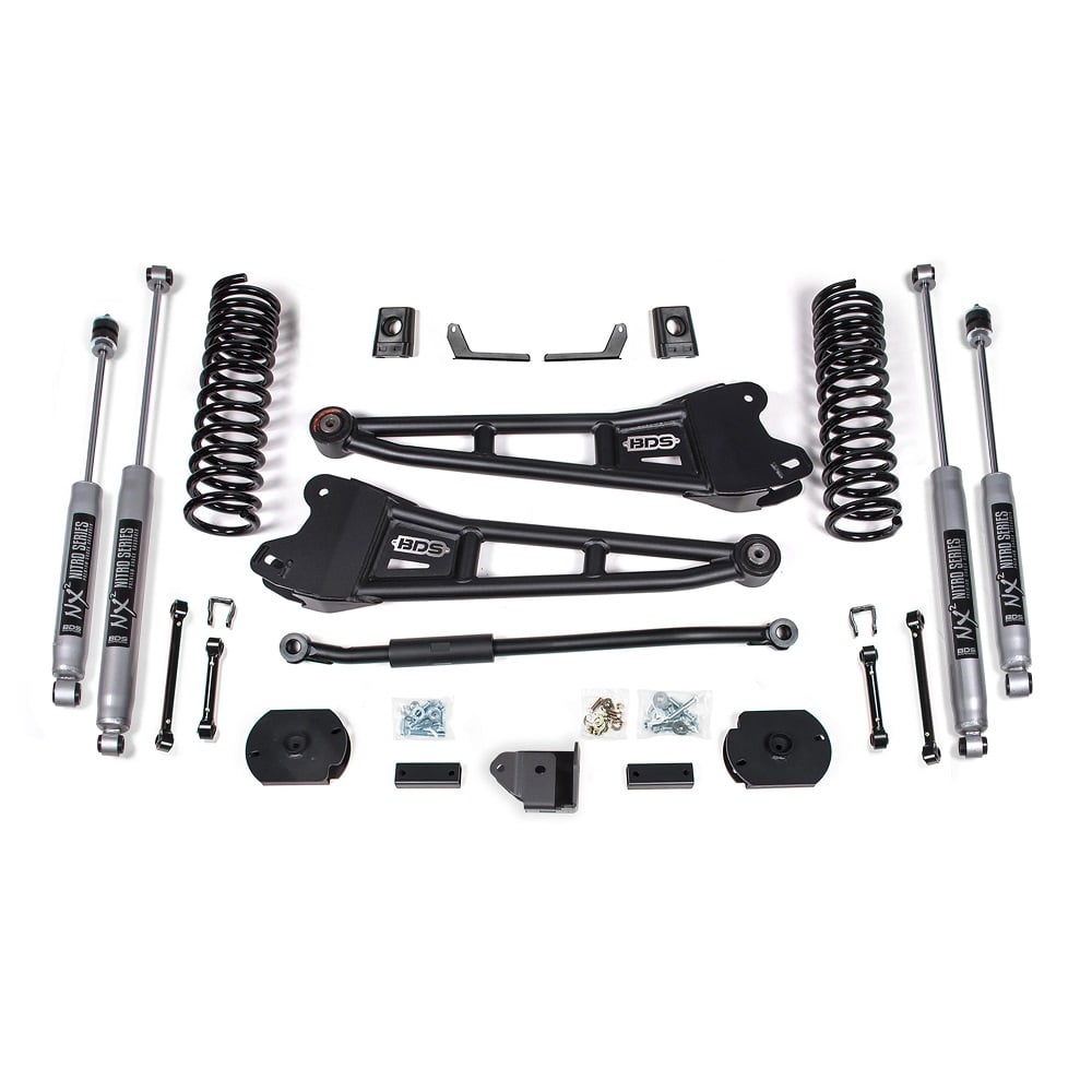 BDS Suspension 3" Radius Lift Kit for 19-24 Ram 2500 6.7L Cummins with Factory Air Ride