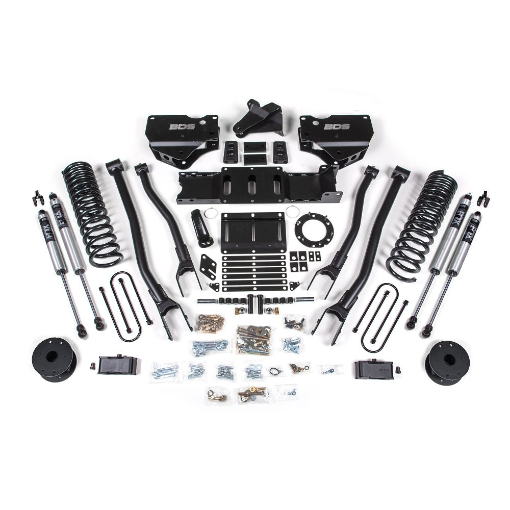 BDS Suspension 4" 4 Link Lift Kit for 19-24 Ram 6.7L Cummins 3500 w and Factory Air