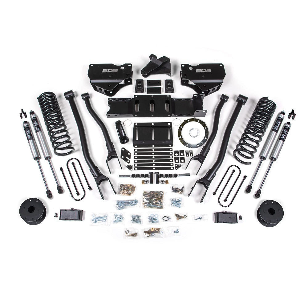 BDS Suspension 4" 4 Link Lift Kit for 19-24 Ram 6.7L Cummins 3500 w and Factory Air