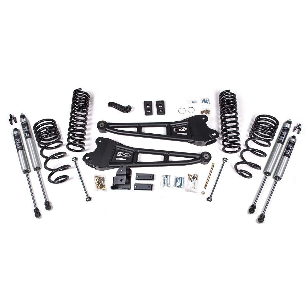 BDS Suspension 4" Radius Arm Lift Kit for 14-18 Ram 6.7L Cummins 2500