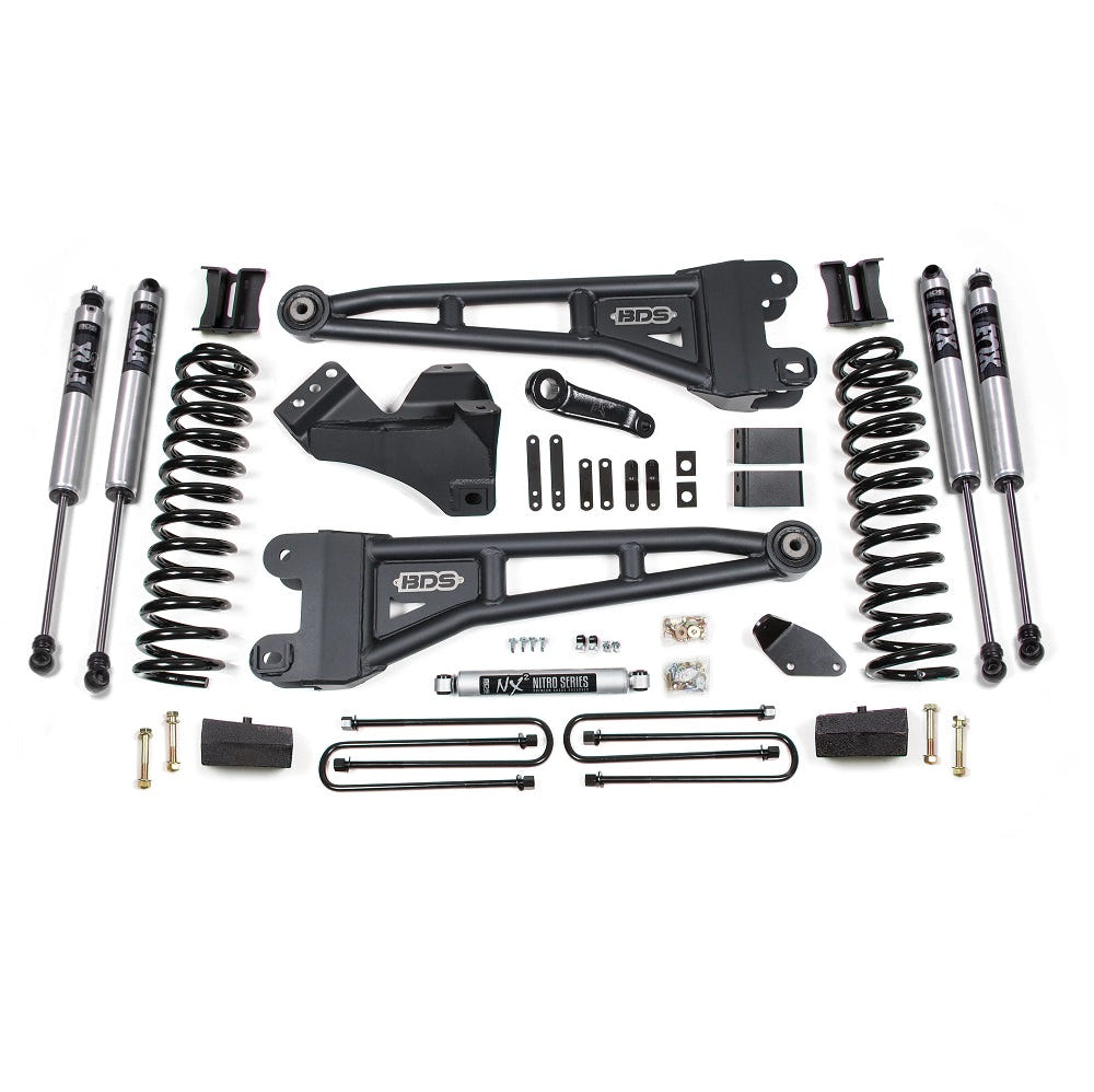 BDS Suspension 4" Radius Arm Lift Kit for 05-07 Ford 6.0L Powerstroke F250 and F350